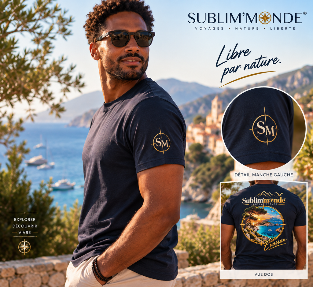 T-shirt évasion méditerranée Sublim'monde