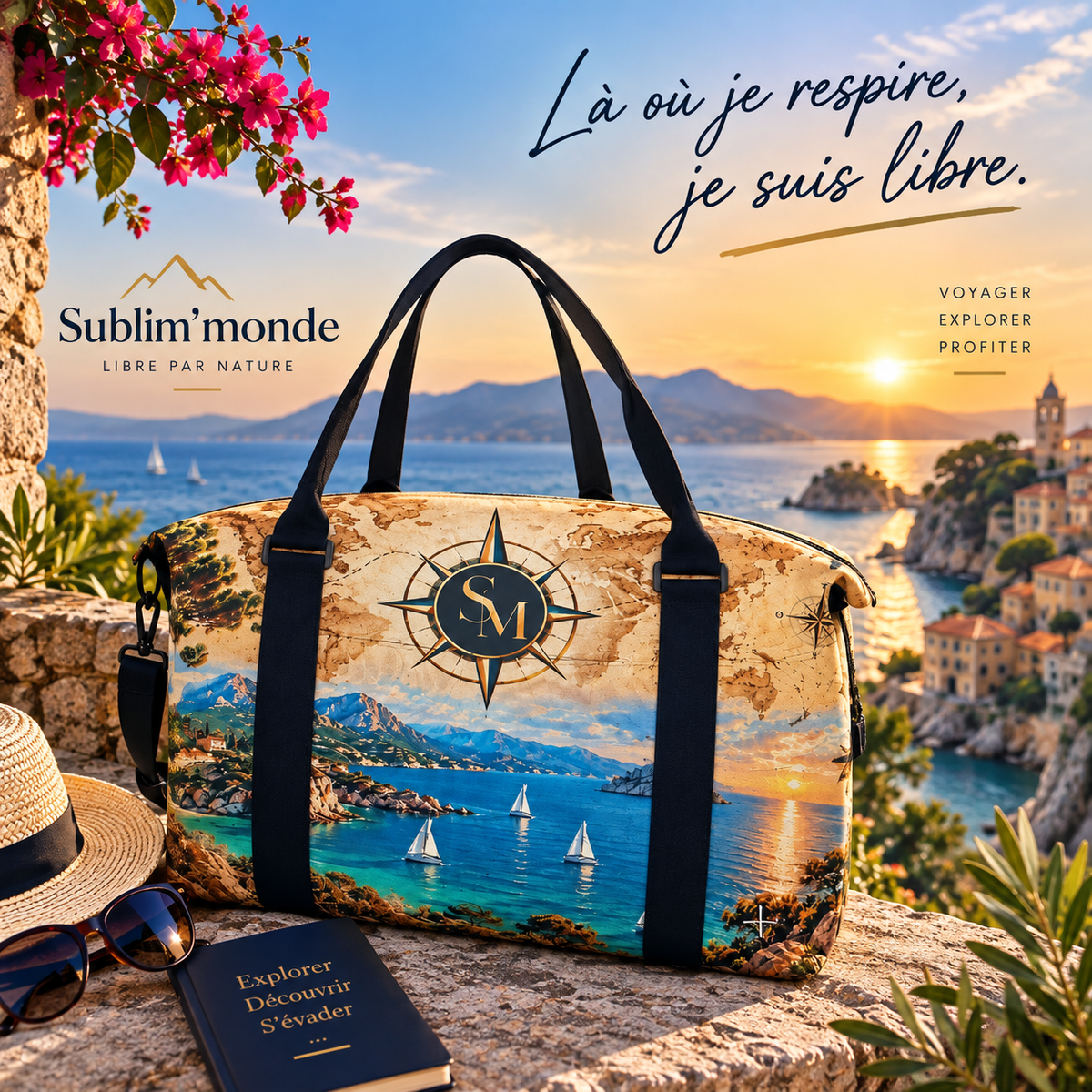 Sac de voyage Méditerranée - Sublim'monde