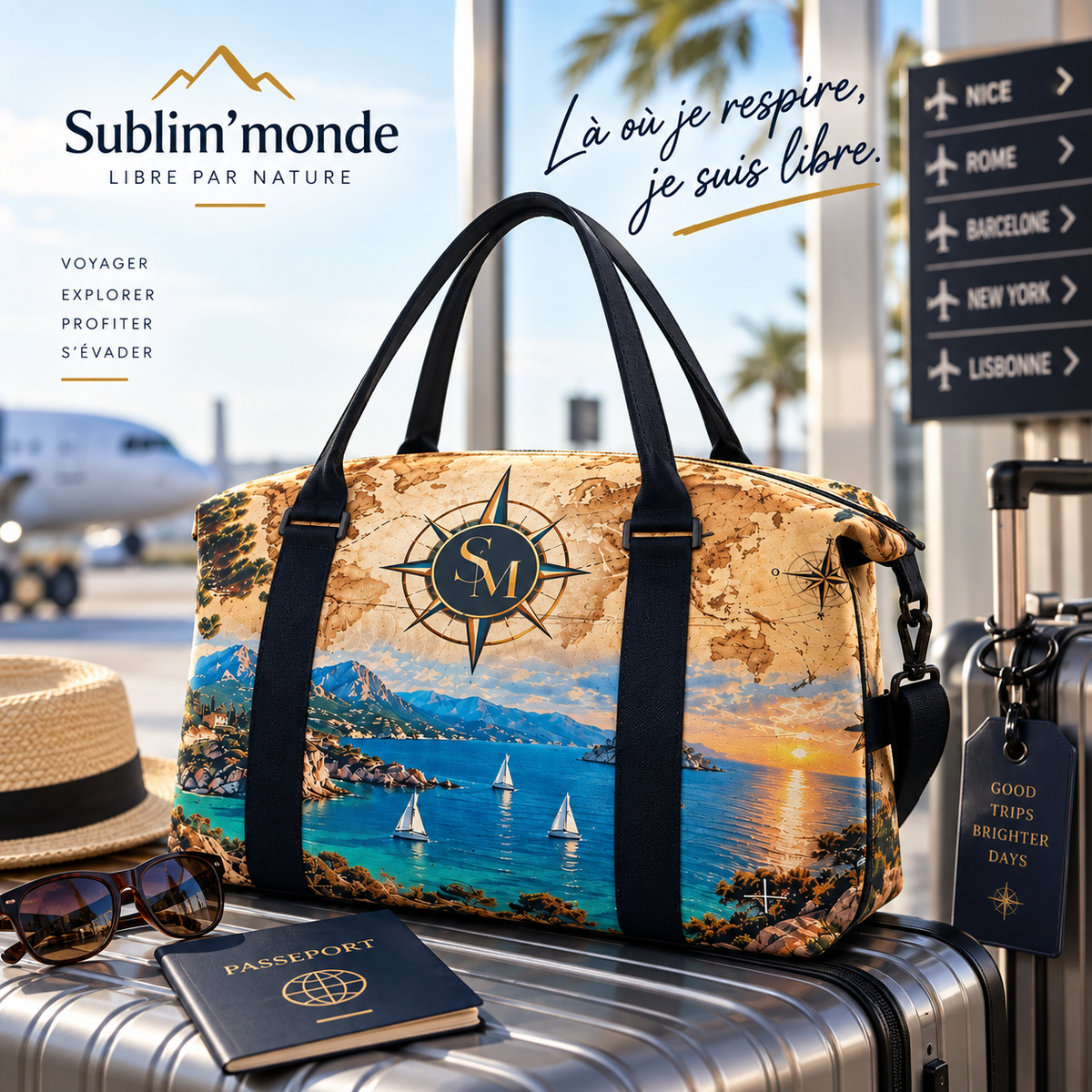 Sac de voyage Méditerranée - Sublim'monde